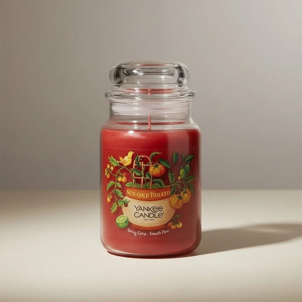 Yankee Candle Sun Gold Tomato Large Jar - 22‎ oz - Classic Collection - NWT
